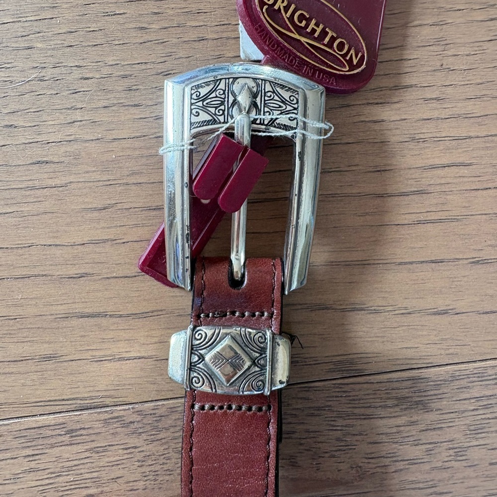 Brighton Braided Leather Belt Size 28 NWT - Picture 4 of 7